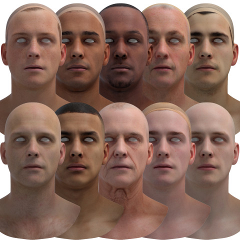 Textured Male Base Mesh